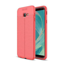 OTT! SAMSUNG SM-J415F Galaxy J4+, OTT! LEATHER SERIES mobiltok, Piros tok és táska