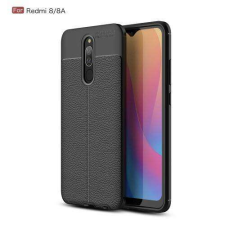 OTT! Xiaomi Redmi 8, Redmi 8A, OTT! LEATHER mobiltok, Fekete tok és táska