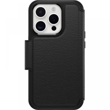 Otterbox Strada Series Bőr Flip tok iPhone 15 Pro fekete tok és táska