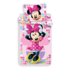 otthonkomfort Minnie Mouse pink 2 részes Disney gyerek ágyneműhuzat jav-118