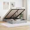  Ottomán Ágykeret tárolóval Beton 193 x 120 x 25 cm Faforgácslap