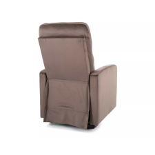  Otus II Elektromos Relax Fotel Bársony Cappuccino bútor