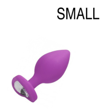 Ouch Diamond Heart Butt Plug - normál - lila anál