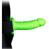 Ouch! Glow Glow Belt dildo 15 x 4,2cm