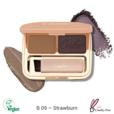  Oulac Brow &amp;amp; Eye Perfect Finishing Compact szemhéjfesték B-09 Strawburn szemhéjpúder