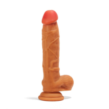 Outlet X-MEN 8.4 inch Dual Layered Dildo Brown műpénisz, dildó