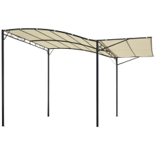Outsunny Garden pavilon sátor, kihúzható, acél / poliészter, 3x2,5m, bézs kerti bútor