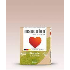  Óvszer masculan organic vegán 3 db óvszer