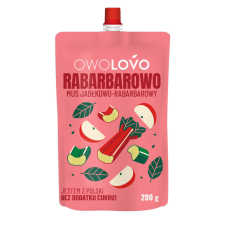 Owolovo gyümölcspüré alma-rebarbara 200 g üdítő, ásványviz, gyümölcslé