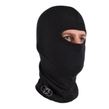 Oxford Deluxe Merino gyapjú, fekete motoros maszk, nyakvédő
