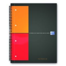 Oxford International Notebook A4+ kockás spirálfüzet (HAME0426) füzet