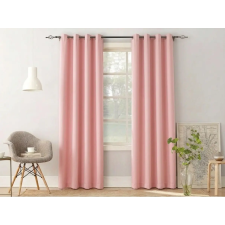  OXFORD LIGHT rózsaszín függöny 140x250 cm Felfüggesztés: Fém gyűrűk lakástextília