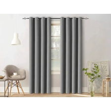  OXFORD LIGHT világosszürke függöny 140x250 cm Felfüggesztés: Hullámos sínszalag lakástextília
