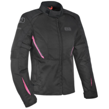 Oxford Női motoros kabát Oxford Iota 1.0 Air fekete-rózsaszín motoros kabát
