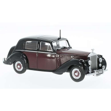 Oxford Rolls Royce Silver Dawn Modell Autó - 1:43 - Fekete-Bordó makett