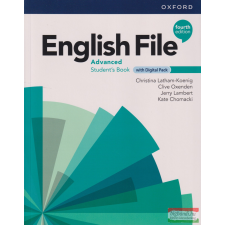 Oxford University Press English File Advanced Student&#039;s Book with Digital Pack fourth edition nyelvkönyv, szótár