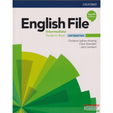 Oxford University Press English File Advanced Student&#039;s Book with Digital Pack fourth edition nyelvkönyv, szótár