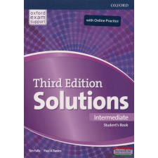 Oxford University Press Solutions Third Edition Intermediate Student&#039;s Book nyelvkönyv, szótár
