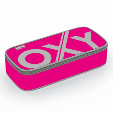Oxy OXY BAG szögletes tolltartó gumipánttal - neon line rózsaszín tolltartó