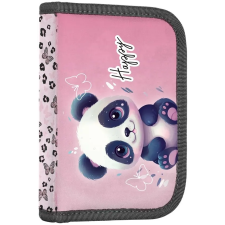 Oxybag Egyszintes tolltartó, 2 kihajtható fül, üres, Panda tolltartó