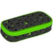 Oxybag Minecraft mintás tolltartó, beledobálós, jumbo, OXY NEXT Green Cube tolltartó