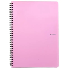 Oxybag Pastelini Twin wire A4 PP, rózsaszín füzet