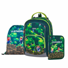 Oxybag PlayWorld iskolai hátizsák - iskolatáska szett - 22 literes iskolatáska