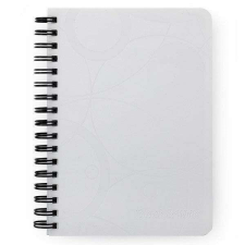  Oxybag spirálos notesz A6 - vonalas - Black &amp; White fehér füzet