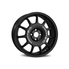 OZ LEGGENDA Matt Black White Lettering 4/100 17x7 ET37 68 alufelni