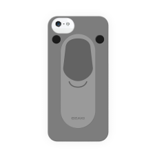OZAKI OC554KO FaaGaa Koala iPhoneSE/5S/5 Tok + Kijelzővédő fólia - Szürke (OC554KO) tok és táska