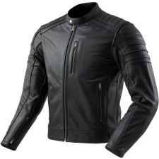 Ozone Colt motoros bőrkabát fekete motoros kabát