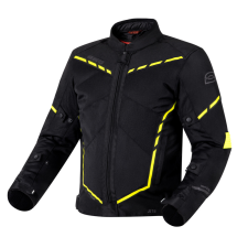 Ozone Motoros kabát Ozone Jet II fekete-neon sárga motoros kabát