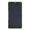  P2-1289-2680 Sony Xperia Z3 Compact fekete OEM LCD kijelző érintővel kerettel, előlap