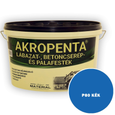 P80 KÉK - AKROPENTA LÁBAZAT-, BETONCSERÉP ÉS PALAFESTÉK - 4 L fal- és homlokzatfesték