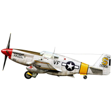  P-51C Mustang Red Tails repülőgép műanyag modell makett