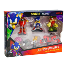 P.M.I. Sonic Prime Deluxe box figura készlet (6 darabos) akciófigura
