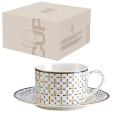 P.M.PM0124CHRL Porcelán teáscsésze+alj 220ml dobozban, Charles bögrék, csészék