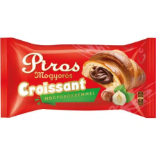 P.O.P. Kft Piros Mogyorós Croissant 55g Mogyorókrémmel csokoládé és édesség
