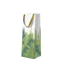  P.W.AGB2013404 Golden Forest papír ajándéktáska, prémium italos 12x37x10cm ajándéktasak