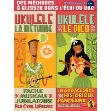  PACK UKULÉLÉ MÉTHODE + DICO + CD – LEFEBVRE idegen nyelvű könyv