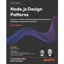 Packt Publishing Node.js Design Patterns - Fourth Edition | Mario Casciaro idegen nyelvű könyv