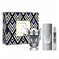 Paco Rabanne Invictus Platinum SET: edp 100ml + edp 10ml + Deo spray 150ml kozmetikai ajándékcsomag