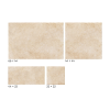 Padló Realonda Modular Borgogna beige 44x66, 44x44, 22x22, 22x44 cm matt MBORGBE