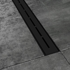  Padlólefolyó Ravak Runway 75 cm fekete rozsdamentes acél X01750 kád, zuhanykabin
