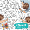 Padlopi Robotos Padlopi letörölhető színező