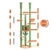 Padlótól mennyezetig érő macskafa, fa szerkezet, állítható magasságú, AMT0119GN, XL