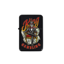 Padonio Benzines öngyújtó fekete színű - King Gambling felirattal öngyújtó