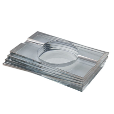 Padonio Faro füstszürke kristály szivar hamutartó aszimmetrikus dizájnnal hamutartó