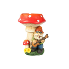 Padonio Nagyméretű polirezinből készült hamutartó - Gomba alatt gitározó törpét ábrázol hamutartó