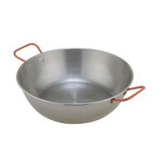 Paella füles serpenyő polírozott 24 cm (13412) edény